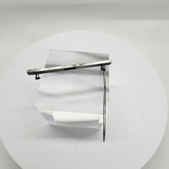 Sterling Sliver Seed Pearl Brooch Signed By C&H Co - Picture 3 of 15